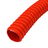 Hydromaxx 3"x25Ft Flexible Corrugated Orange PVC NON Split Tubing Wire Loom OPVCNS300025